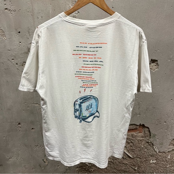 Pearl Jam White Freak Puppet Vintage Tour Double Sided Concert T-Shirt Large L - Picture 4 of 7